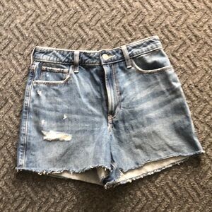 Hollister Women’s Distressed Blue Jean Shorts